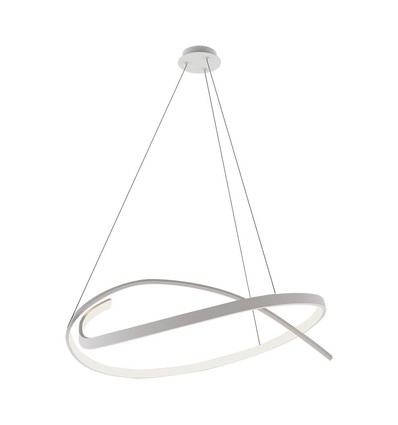 48W LED metalen plafondlamp - 800x1200mm, 4000K, wit, Triac-dimbaar