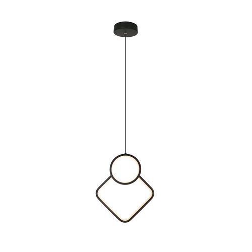 12W Designer hanglamp metaal - L280 x H1800mm, 1300lm, incl. lichtbron