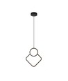 12W Designer hanglamp metaal - L280 x H1800mm, 1300lm, incl. lichtbron