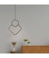 12W Designer hanglamp metaal - L280 x H1800mm, 1300lm, incl. lichtbron