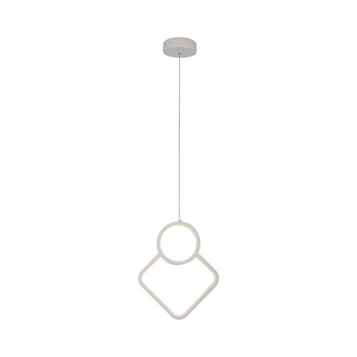 12W LED hanglamp metaal - 105lm/W, wit, 4000K, modern design