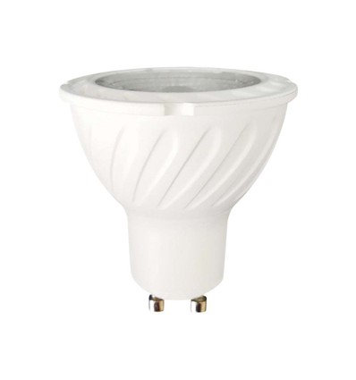 6W GU10 - Plastic Spot met Lens, Samsung Chip, 3000K
