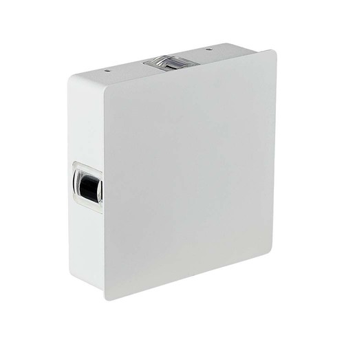 4W vierkante LED wandlamp - IP65, wit, 3000K, 428lm
