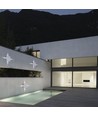 4W vierkante LED wandlamp - IP65, wit, 3000K, 428lm