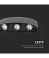 6W Wandlamp - LED, 4000K, Gestraald