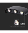6W Wandlamp - LED, 4000K, Gestraald