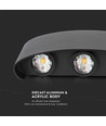 6W Wandlamp - LED, 4000K, Gestraald