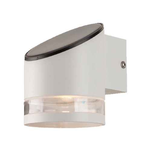 1W Solar wandlamp met sensor - 3000K, IP54, bewegingssensor, warm wit