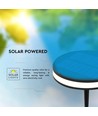 2W Solar LED spot met prikpen - IP54, 3000K, zwart, 1.8W zonnepaneel, incl. batterij