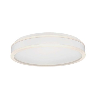 38W LED designer plafondlamp - Ø40cm, 4000K, witte rand, incl. lichtbron
