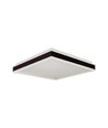 18W LED designer plafondlamp, vierkant - Zwart, 1490lm, 35x35cm, 4000K, IP20 binnen