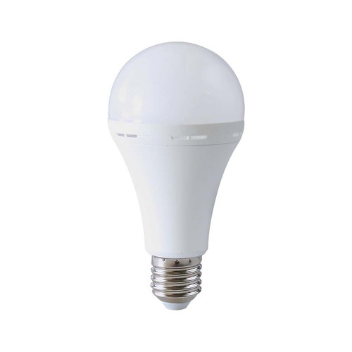 E27 12W LED lamp met noodverlichting - A80, 4000K, 3,5-4,5 uur batterijduur, oplaadbaar