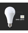 E27 12W LED lamp met noodverlichting - A80, 4000K, 3,5-4,5 uur batterijduur, oplaadbaar
