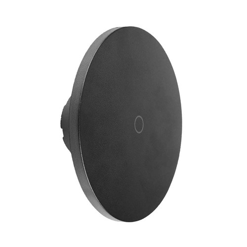 12W ronde LED wandlamp, zwart - CCT, dimbaar, IP65, 1200lm, incl. lichtbron