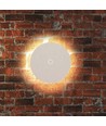 12W LED wandlamp, 3-in-1 CCT dimbaar - 1200lm, IP65, zwart/wit, 16x16cm, incl. lichtbron