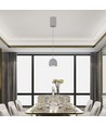 LED Hanglamp Ø100 3000K Lichtgrijs, behuizing