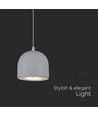 LED Hanglamp Ø100 3000K Lichtgrijs, behuizing