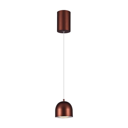 8,5W LED designer hanglamp - Ø100mm, bruin, 3000K, 850lm, IP20