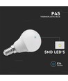 E14 3,7W LED kogellamp - P45, Samsung LED chip, 180°, vervangt 30W