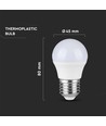 V-Tac 3,7W E27 LED-lamp - Samsung Chip, G45