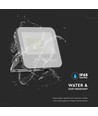 50W LED breedstraler - 185lm/W, Zwarte behuizing, grijs glas, 4000K, werklamp