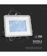 200W LED breedstraler, Samsung LED chip - 185lm/W, IP65, 6500K, zwart, 5 jaar garantie
