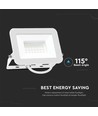 30W LED breedstraler - Samsung LED chip, werklamp, wit, IP65 buiten
