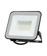 50W LED breedstraler met Samsung Chip - 100lm/W, IP65, grijze behuizing, 6500K, buiten