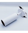 12W Ø5,2cm Inbouwspot dimbaar RA90 - Zaaggat: Ø5,5 cm, Afmetingen: Ø5,2 cm, Wit
