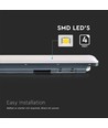 120cm 36W waterdicht compleet LED armatuur met sensor - 120lm/W, IP65, 6500K, koud wit