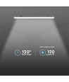 120cm 36W waterdicht compleet LED armatuur met sensor - 120lm/W, IP65, 6500K, koud wit