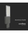 35W LED solar straatverlichting - Bridgelux chip, 70W zonnepaneel, IP65, 75000mAh batterij