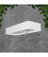 6W LED wandlamp op zonne-energie met sensor - 900lm, IP65, wit, 4000K, incl. batterij