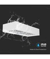 6W LED wandlamp op zonne-energie met sensor - 900lm, IP65, wit, 4000K, incl. batterij