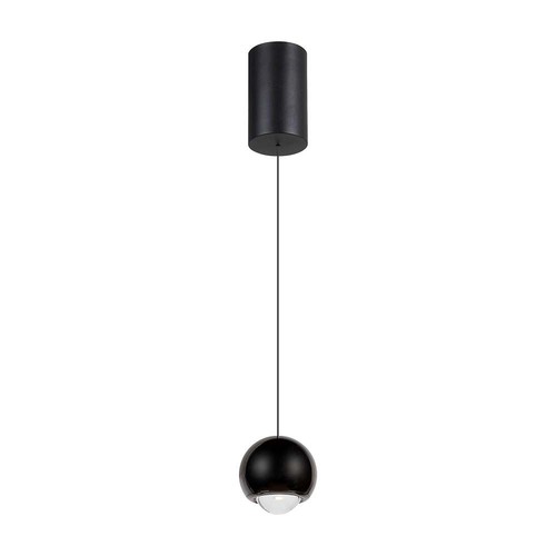 5W hanglamp, zwart - 500lm, 3000K, klokvormig, verstelbaar