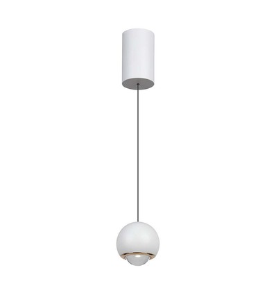 5W LED hanglamp, wit - Klokvormig, 500lm, 3000K, 60 graden, IP20