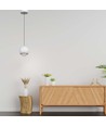 5W LED hanglamp, wit - Klokvormig, 500lm, 3000K, 60 graden, IP20
