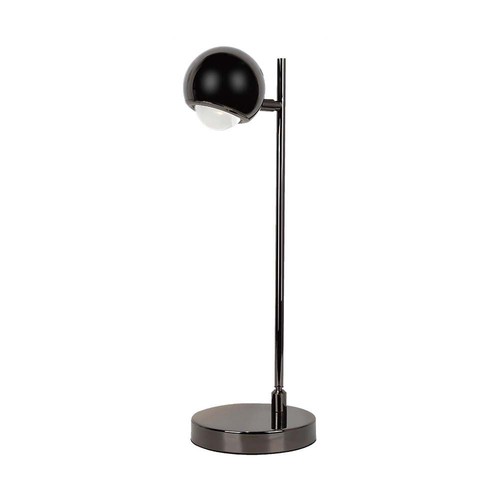 6W LED tafellamp in zwart metaal - 500lm, 3000K, IP20 binnenshuis, hoogte 44,5cm