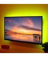 1m USB RGB LED-strip voor TV en PC - Incl. controller en afstandsbediening, 60 LED's per meter