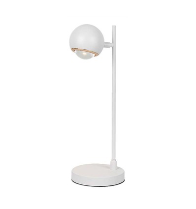 5-6W retro metalen LED tafellamp - Wit, 3000K, 500lm, 45cm hoogte, incl. lichtbron