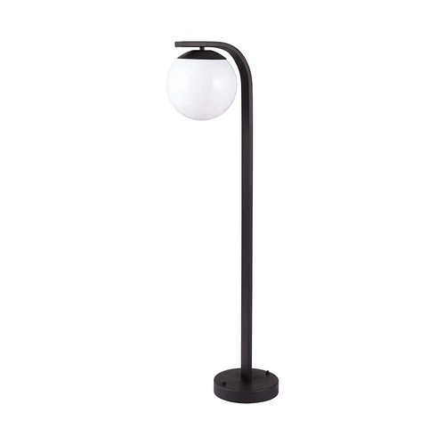 E27 tuinlamp in zwart, 105cm - IP44, klassiek design, aluminium, exclusief lichtbron
