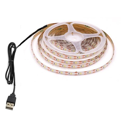 1m LED-strip voor TV en PC - USB, 60 LED's per meter