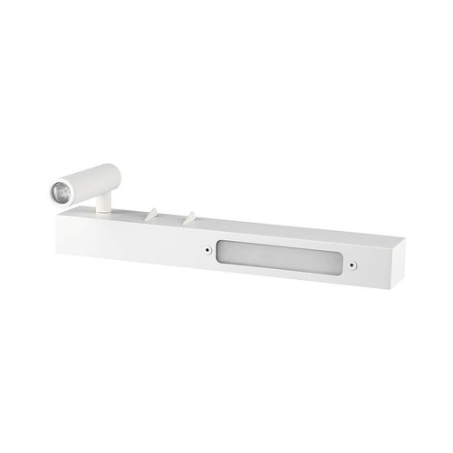 9W LED hotel/bedlamp - 30cm, wit, 3000K, 680lm, wandlamp