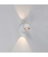 10W LED wandlamp met up/down light - Wit, 3000K, 13,5x10 cm, IP44, incl. lichtbron