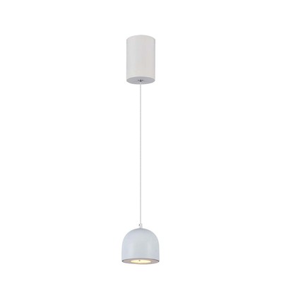 8,5W LED pendellamp, Ø10cm - Lichtgrijs, 850lm, touch on/off, verstelbare kabel, incl. lichtbron