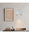 8,5W LED pendellamp, Ø10cm - Lichtgrijs, 850lm, touch on/off, verstelbare kabel, incl. lichtbron