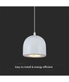 8,5W LED pendellamp, Ø10cm - Lichtgrijs, 850lm, touch on/off, verstelbare kabel, incl. lichtbron