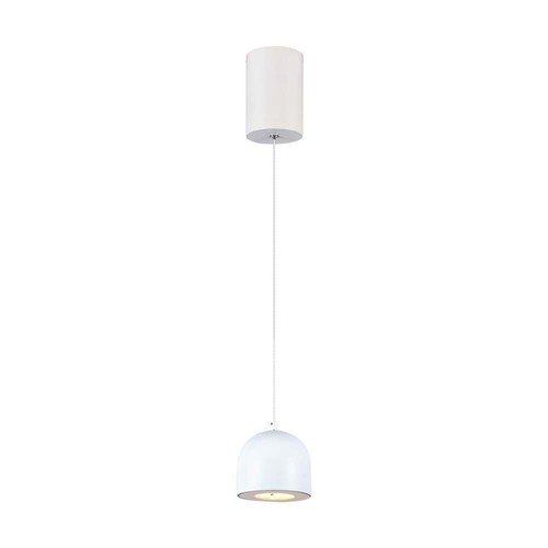 8,5W LED pendellamp - Ø10cm, wit, touch on/off, 3000K, incl. lichtbron