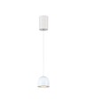 8,5W LED pendellamp - Ø10cm, wit, touch on/off, 3000K, incl. lichtbron