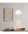8,5W LED pendellamp - Ø10cm, wit, touch on/off, 3000K, incl. lichtbron